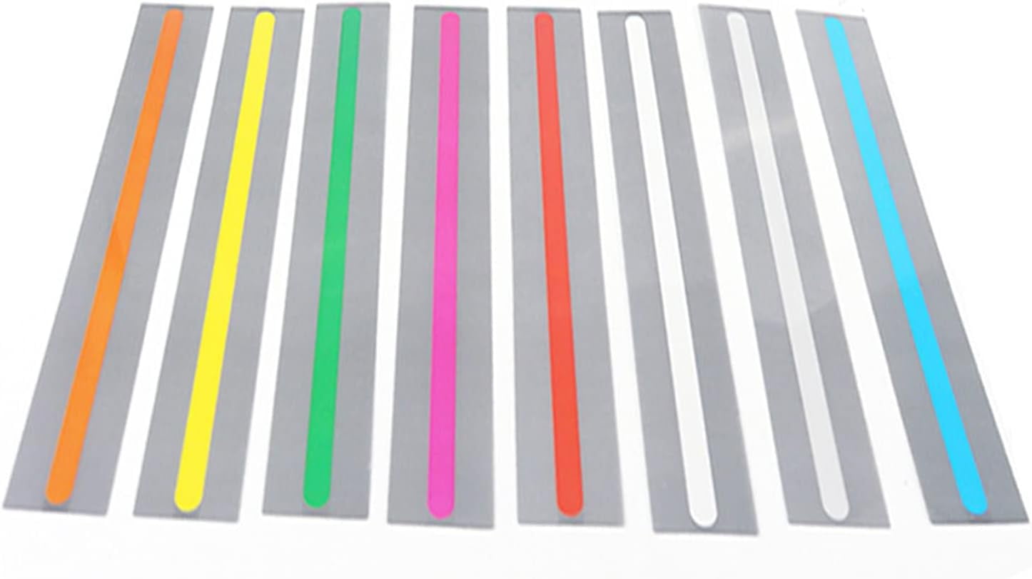 For Dyslexia Pdf 12Pcs Guided Highlight Strips Colored Overlay Bookmarks Help With Dyslexia Teacher Supply Assistant~p75981833 Reading Strips