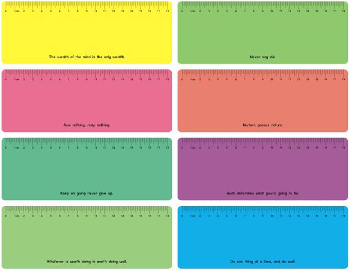 8PCS Dyslexia Overlay Ruler, Visual Aids Window Reading Ruler Overlays
