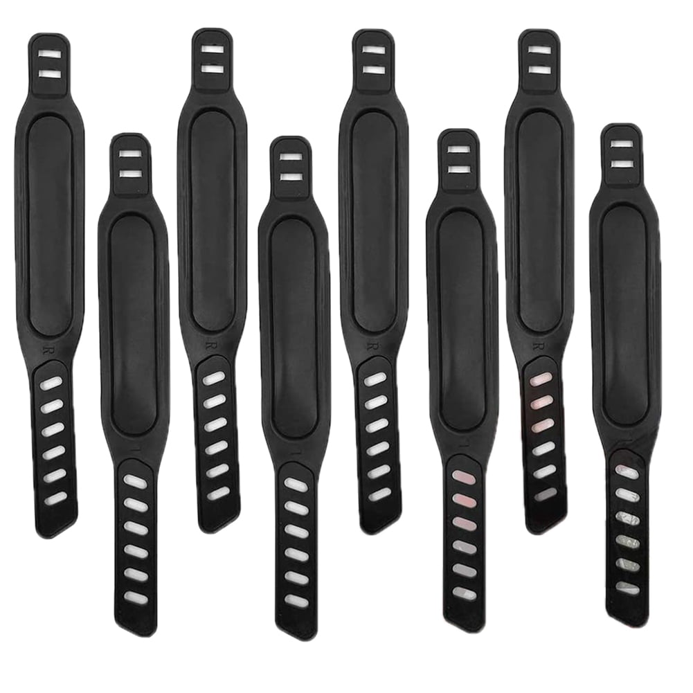 8PCS Exercise Bike Pedal Straps, Adjustable Pedal Straps Foot Pedal