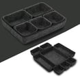 thumbnail image 1 of 8PCS Felt Drawer Organizer Tray Set, Desk Drawer Storage Dividers, Space-saving Storage for Home Office, Jewelry, Snacks, Gray, 1 of 4