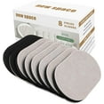 8PCS Felt Furniture Sliders for Hardwood Floors Reusable & HeavyDuty