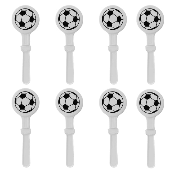 8PCS Football Hand Clappers, 10.12 Inch Jumbo Soccer Noise Makers Safe Lightweight Supplies for All Age Sports Fans