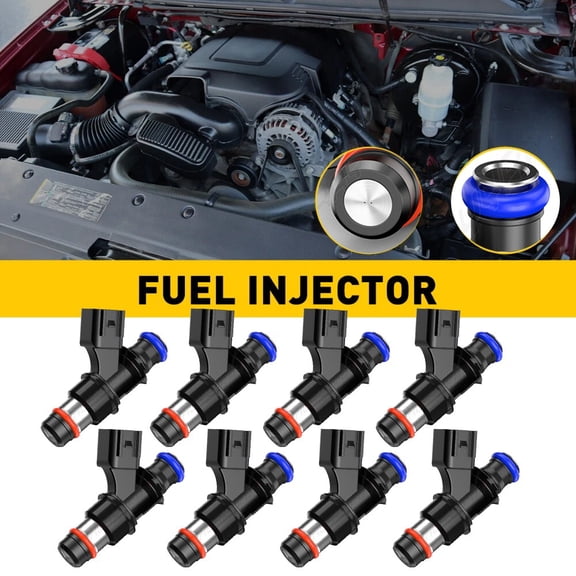 8PCS Fuel 12580681 Injector For 2004-2005 GMC Envoy XUV 5.3L V8