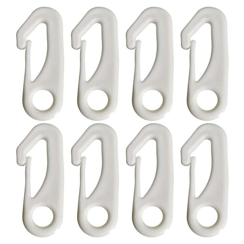 8PCS Heavy Duty Flagpole Snap Hook Clips Flag Pole Attachment Accessories  Tool 