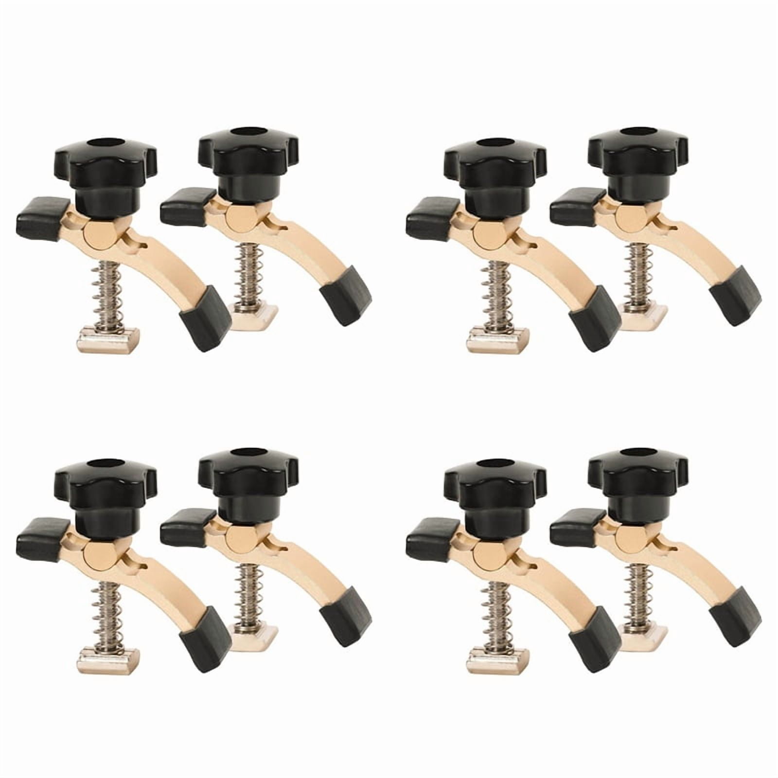 LUNYEE 2-Pack Mini Hold Down Clamp Kit – CNC Router Clamp, 6063 Aluminum, Fits 3018 Series Machines, 2.5”L X 0.8”W X 2.4”H, Works With T-Slot Tables