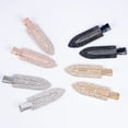 thumbnail image 1 of 8PCS No Bend Hair Clips With Bling No Crease Hair Clips Creaseless Hair Clips No Dent Hair Clip For Makeup Applications Metal Flat Hair Clips, 1 of 5