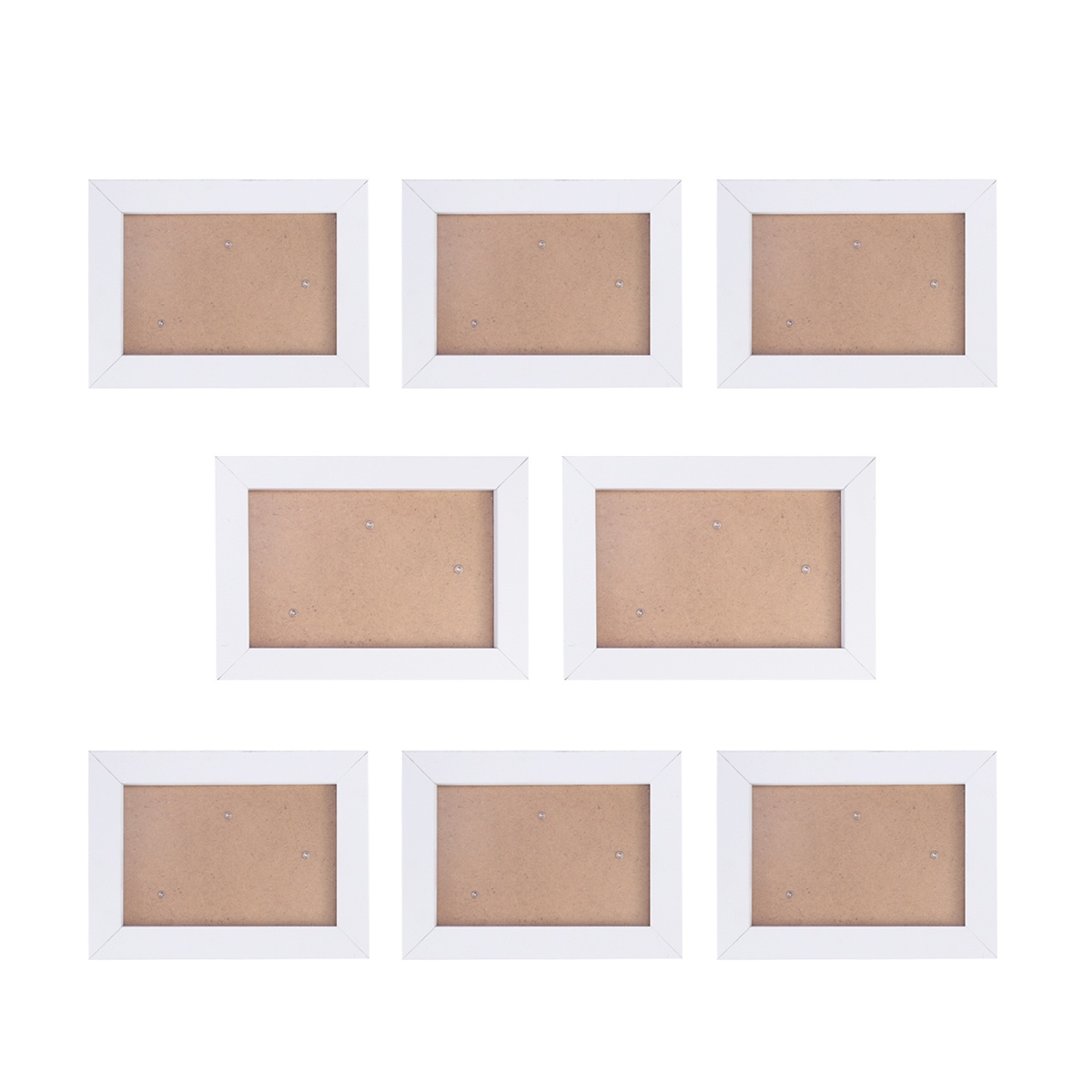 8PCS Photo Frame Set Simple Creative Household Bedroom Hanging Photo