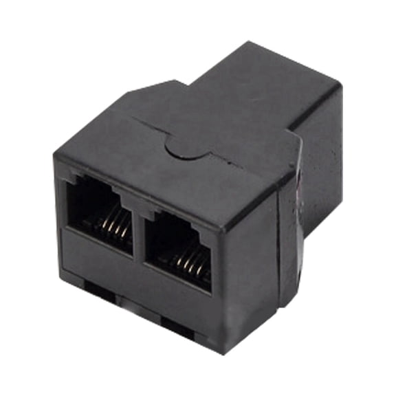 8PCS RJ11 Telephone Cable Splitter 15cm Cable 6P4C 2 Ports Telephone Cable Splitter Adapter