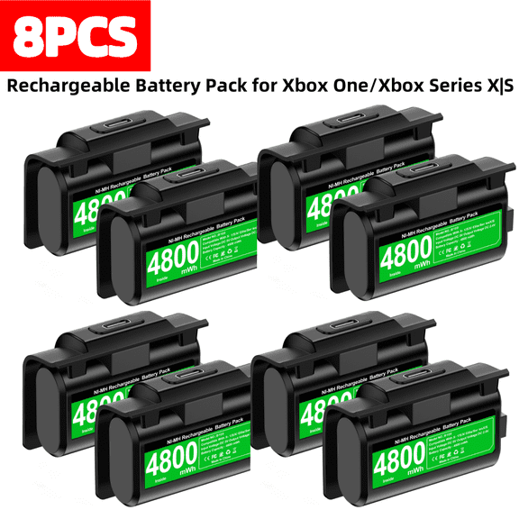 8PCS Rechargeable Controller Battery Pack for Xbox One/ Xbox Series X|S