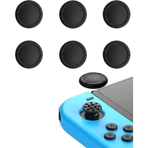 8PCS Replacement Thumb Grip Caps Compatible with Nintendo Switch Joy-Con - Silicone Joystick Thumb Stick Covers - Non-Slip Grip Caps for Switch Lite OLED Controllers - Black