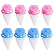 8PCS Reusable Pet Hair Catcher for Laundry, Pet Hair Remover for Laundry, Reusable Lint Catcher for Washing Machine Wool Device, Washer Hair Catcher for Laundry 2 Colorful