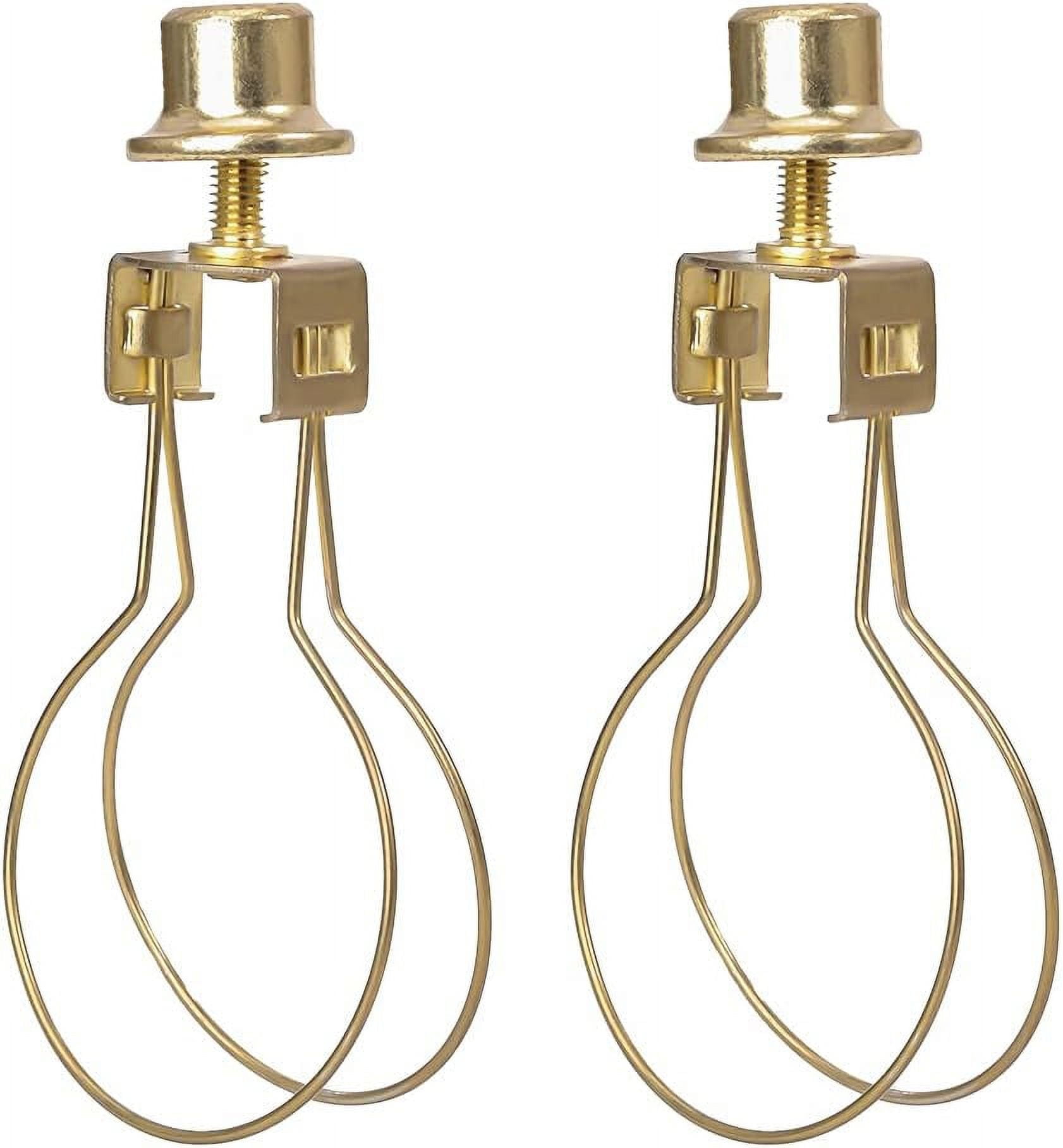 8PCS Round Lamp Shade Light Bulb Clip Adapter Lampshade Holder Clip on ...