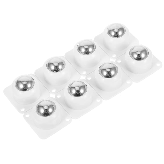 8PCS Self Adhesive Caster Wheels 360 Degree Swivel Mini Wheels Universal Pulley Rotation Sticky Rollers for Kitchen Appliances Trash Can Box Furniture