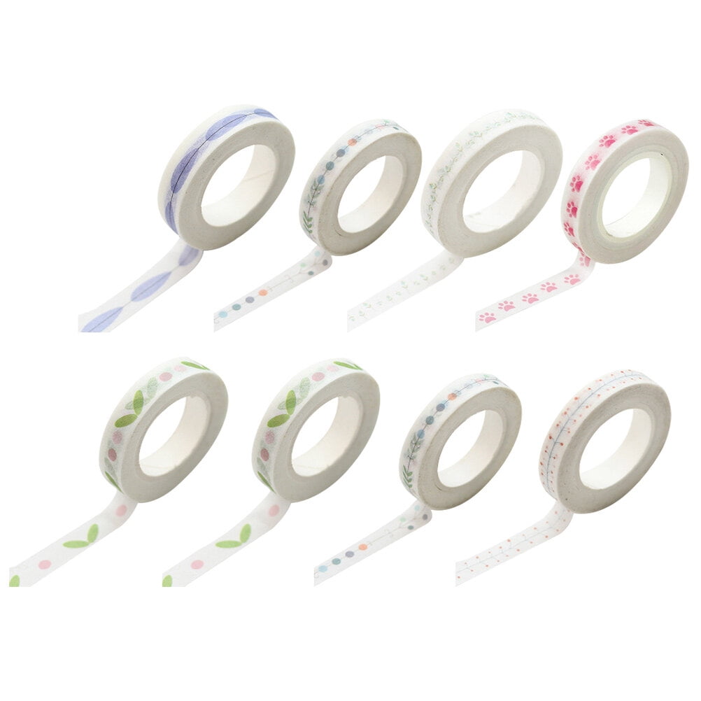 8PCS Selfadhesive DIY Tapes Children Craft Making Stickers Gift Tapes