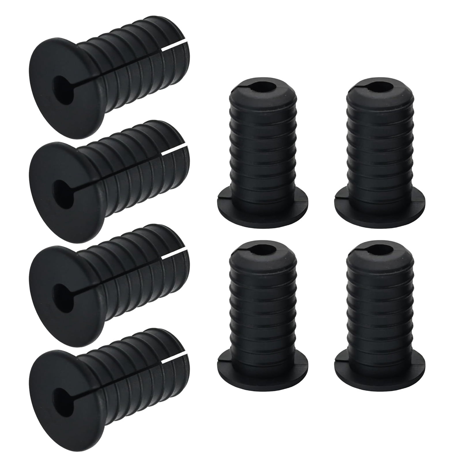 8PCS Silicone Threaded Port Protectors, Heatproof Wall Grommets Secure ...