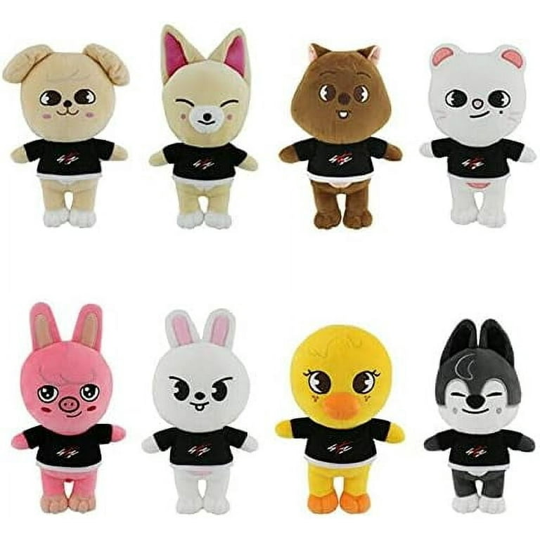 Fe.bo　skzoo 8PCS Skzoo Kpop Stray Kids Plush Toy Doll Cartoon Stuff