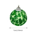 thumbnail image 1 of 8PCS St. Patrick's Day Clover Hanging Ornament for Tree, Shamrock Ball Ornaments, Cute Reusable, Green Glitter Rustic Ball Ornaments Perfect for Irish Festival Party Decor, 1 of 2