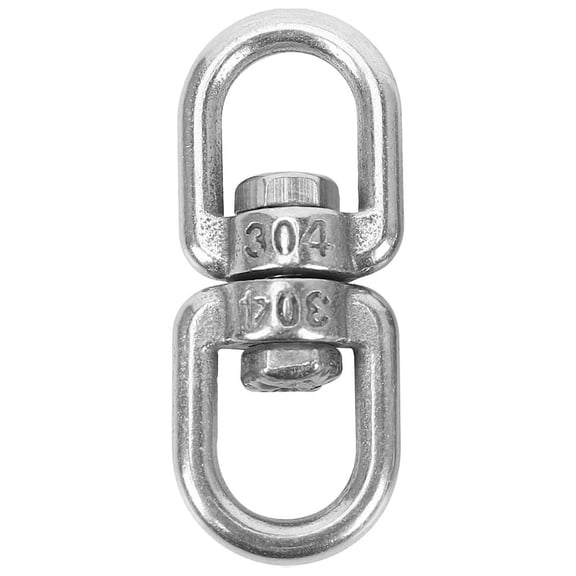 8PCS Stainless Steel Hanging Basket Spinners Plant Hanger Swivel Hook Swivel Clip for Dog Lead, Flower Pot Basket ()