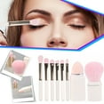 thumbnail image 1 of 8PCS Telescopic Loose Painting Eye Brush Set - Foundation Eyeshadow Powder Brush Kit, Make Up Brushes Set, Makeup Brushes & Tools, Small Cosmetic Brush Set, Travel Ready, Beauty Tools Gift Set, 1 of 7