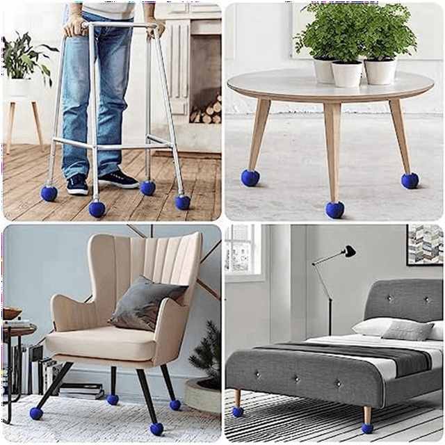 8PCS Tennis Balls for Walkers Premium Tennis Balls for Furniture Legs