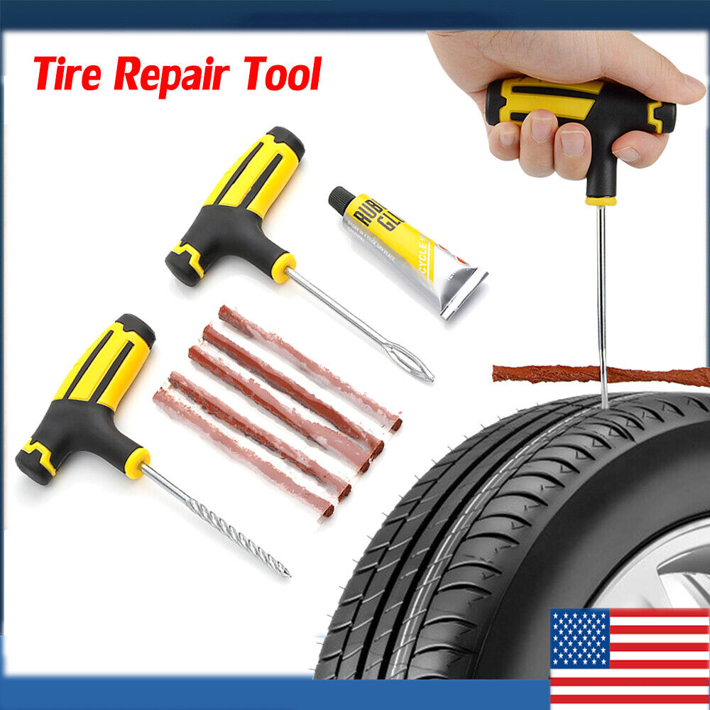 11 Pcs/Set Motorcycle Tyre Repair Kit Tire Patch Kit Tractor Tire