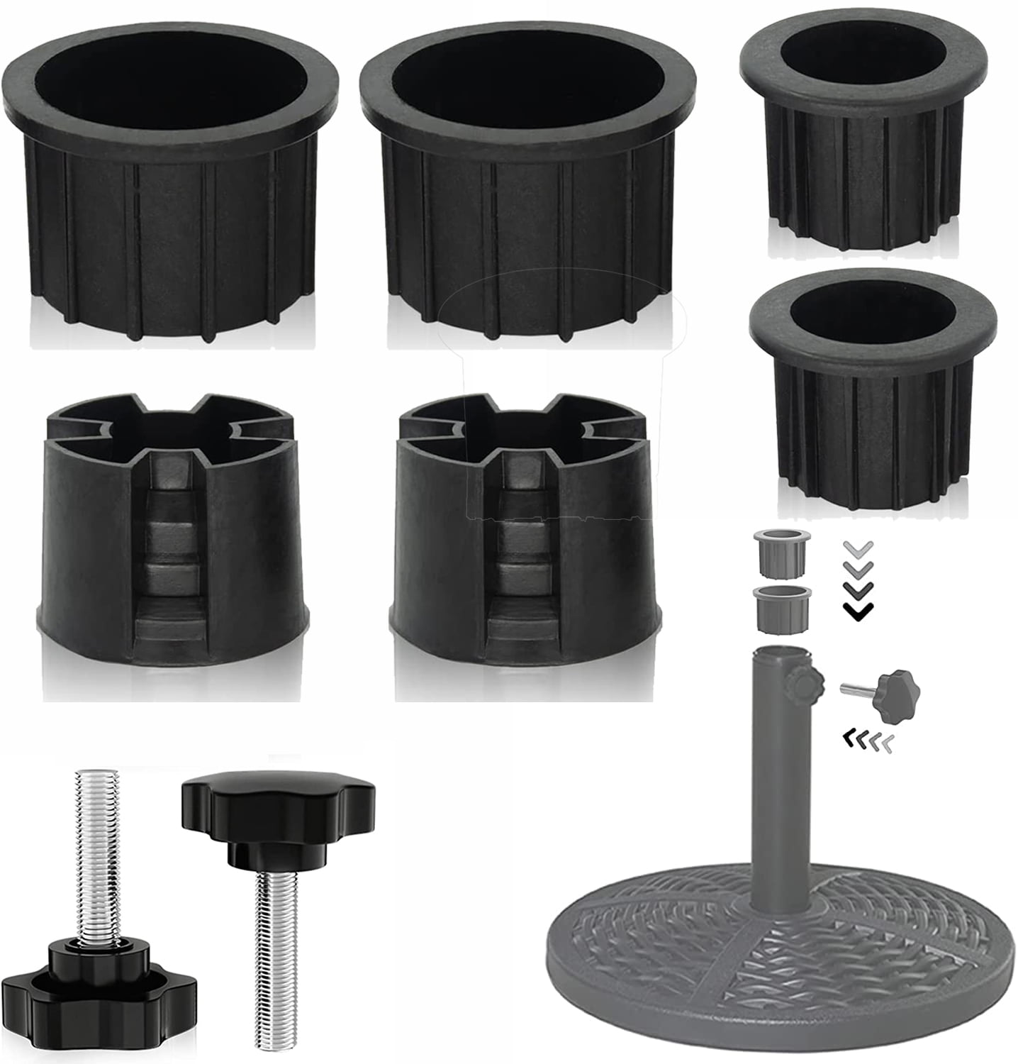 8PCS Umbrella Base Hole Ring Plug Cover Umbrella Stand Replacement