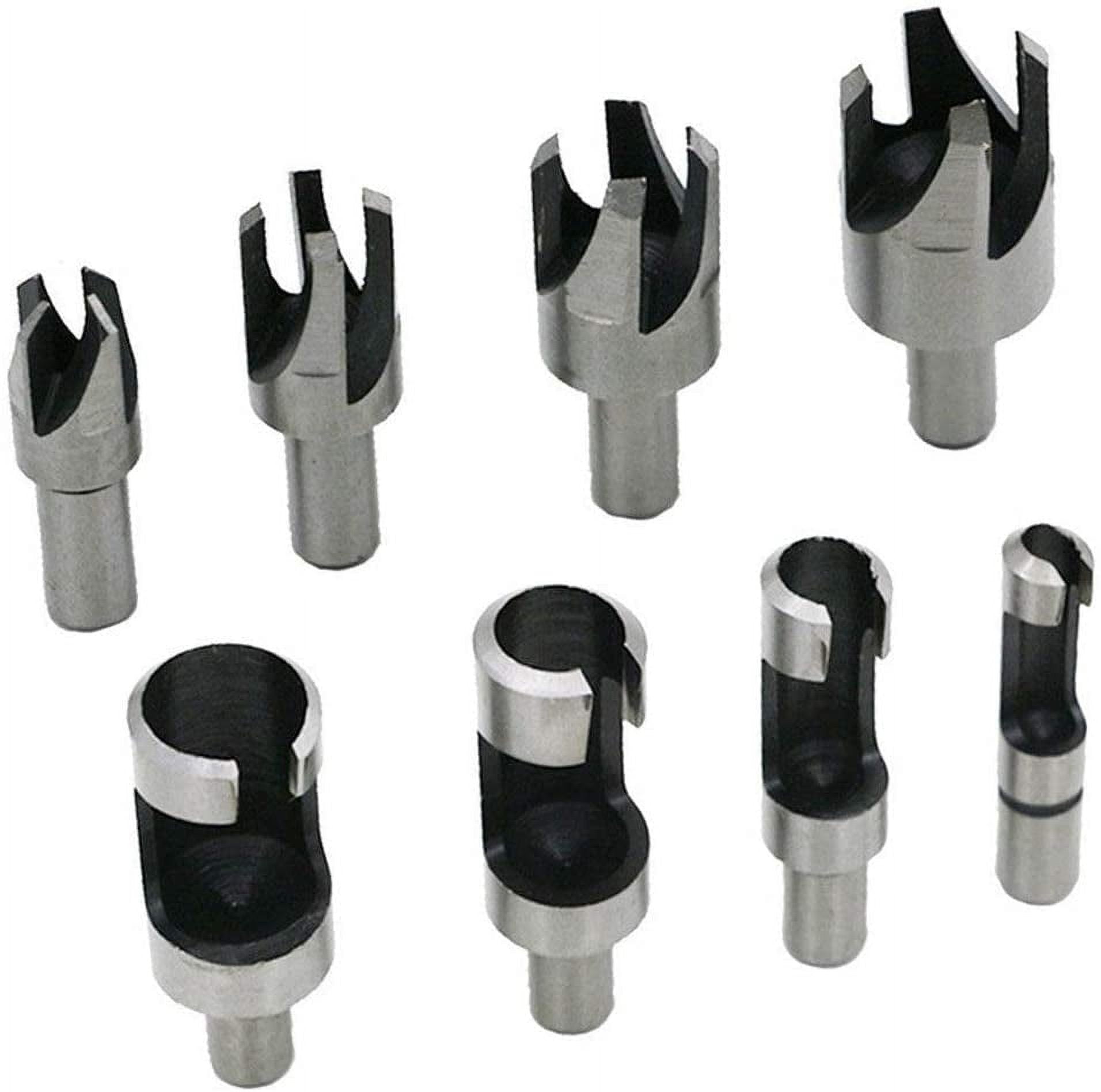 8PCS Wood Plug Cutter Wood Cutting Tool Wood Plug Cutter Drill Bits 6mm /10mm/13mm/16mm, with Taper Drill Bits and Claw Drill Bits