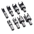 thumbnail image 1 of 8PCS Wood Plug Hole Cutter Set Dowel Maker Cutting Tools 9.5mm Shank Bit Claw type TAPDRA Spare Part, 1 of 3