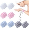 8PCS Wristbands for Washing Face, Microfiber Wrist Wash Bands, Towel