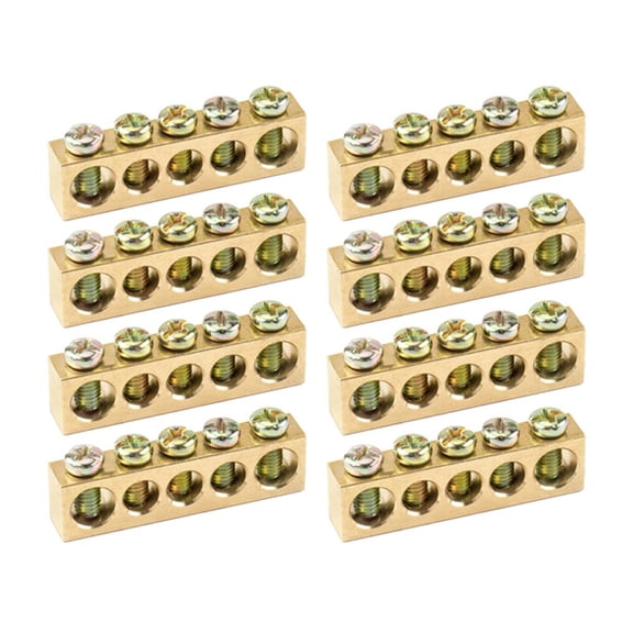 8PCSHigh- for bridge type copper bar copper busbar terminal wiring terminal grounding