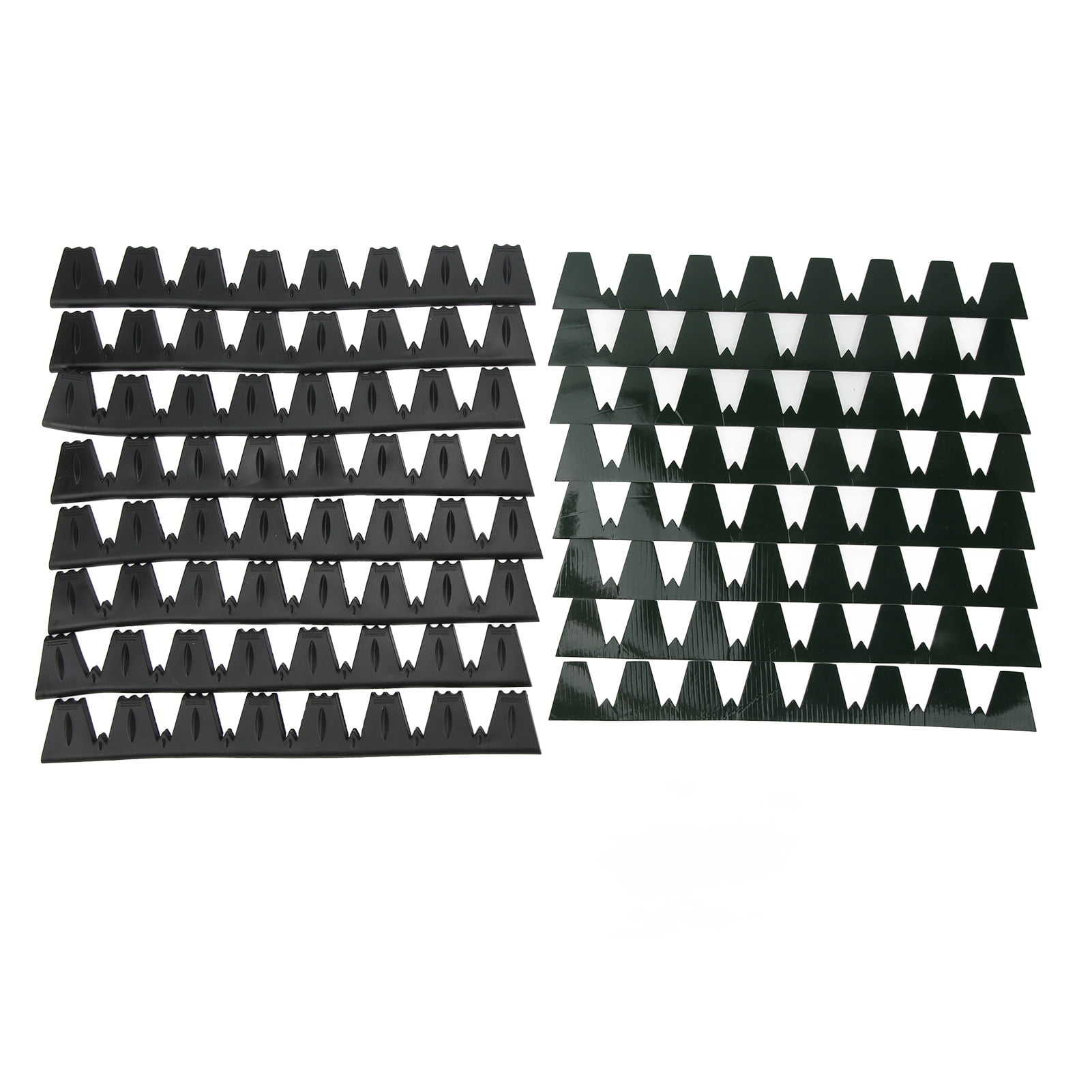 8PCs Front Bumper Scrape Guard Front Bumper Protector Anti Scratch Universal Fit for Cars Black