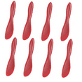 thumbnail image 1 of 8PCs Plastic Butter Spreader, Multi Purpose Plastic Butter Spreader Knives, Kitchen Frosting Knives for Soft Cheese Butter Cream Icing, Sandwich Spreader Knife for Charcuterie Board, 1 of 7