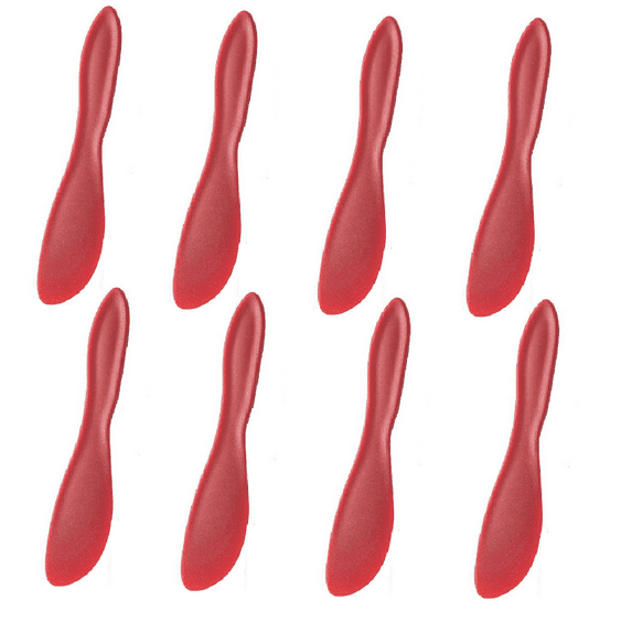 8PCs Plastic Butter Spreader, Multi Purpose Plastic Butter Spreader Knives, Kitchen Frosting Knives for Soft Cheese Butter Cream Icing, Sandwich Spreader Knife for Charcuterie Board