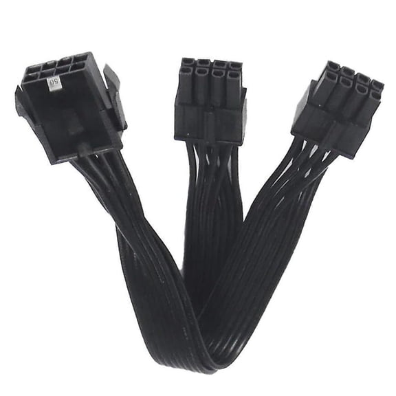 8PIN to 2x 8PIN (4+4) 18AWG for Networking Power Cable Cord 8PIN 4+4Pin