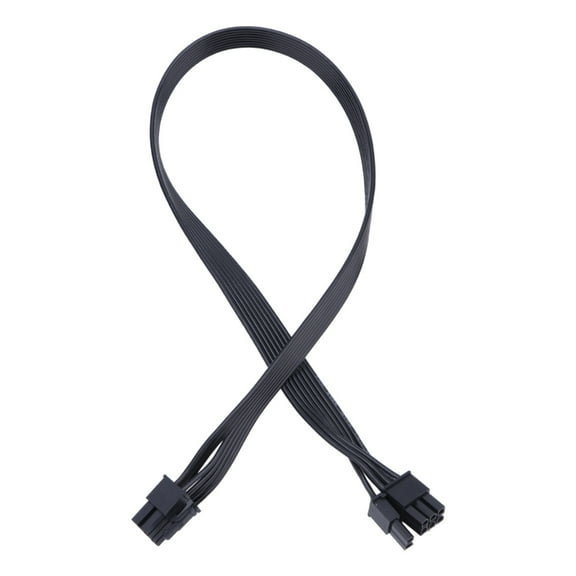 8PIN to 8PIN GPU Power Cable 18AWG Flat Design Flexible Splitter for PC Graphics Card
