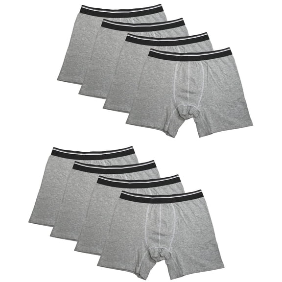 8PK Mens Performance Boxer Briefs Breathable Comfort Waistband Underwear Shorts