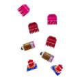 thumbnail image 1 of Wonder Nation Girls' Mini Hair Claw Clips, 8-Piece, Multi, 1 of 3