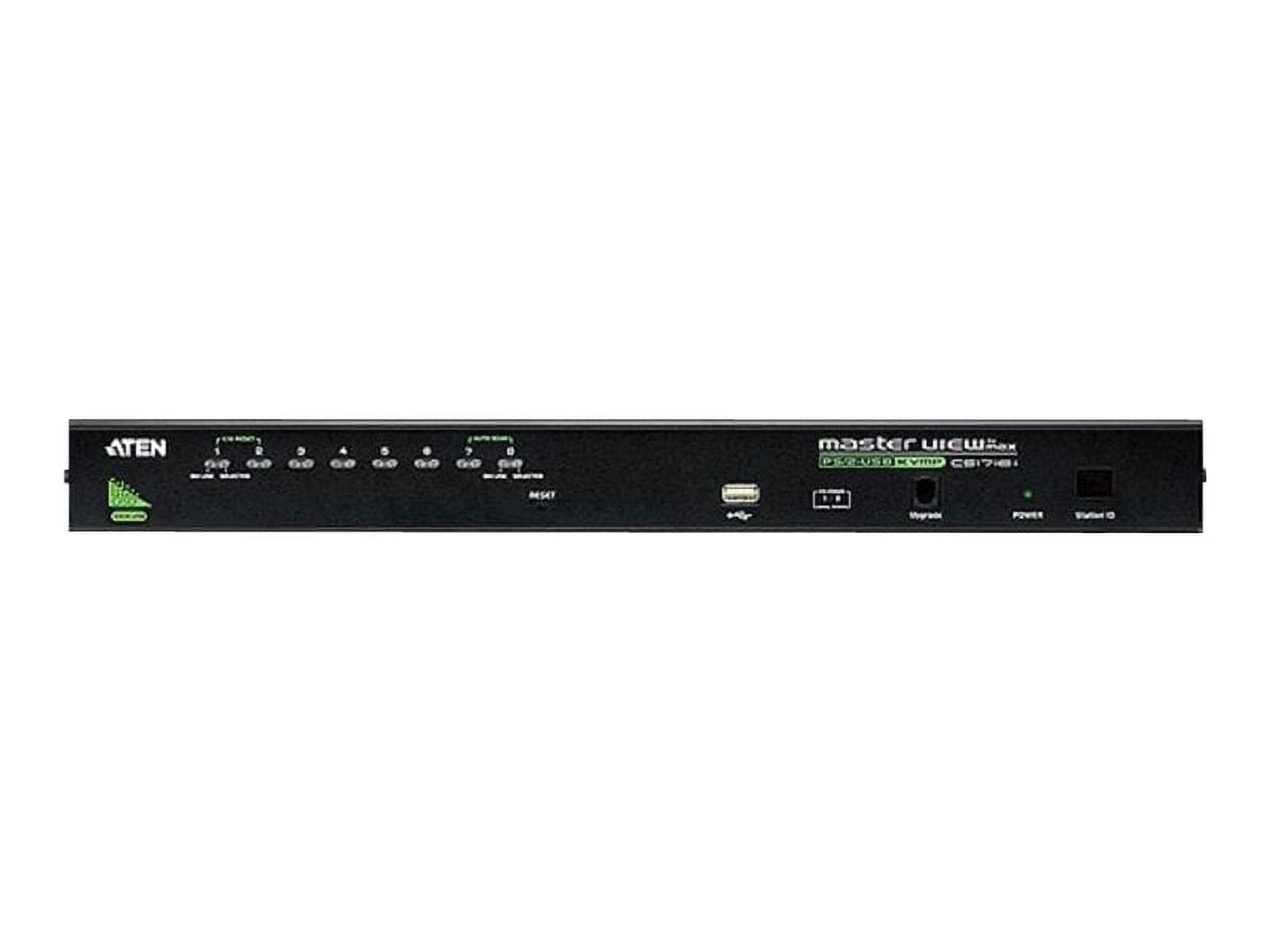 8PORT PS/2 USB CS1708A KVM SWITCH 1U RM W/ CABLES