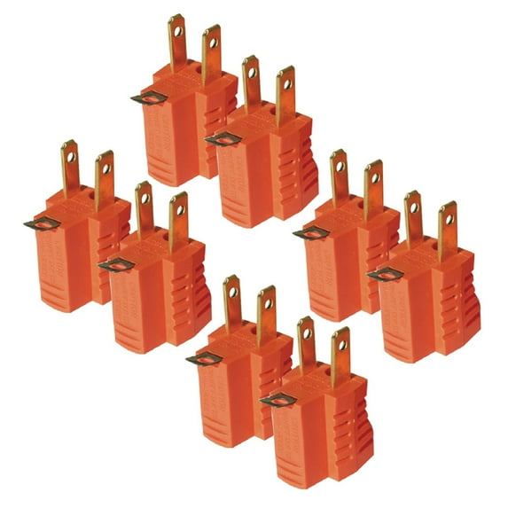8Pack 3 to 2 Prong AC Power Outlet Grounding Adapter Tap Plug UL Listed Grounded