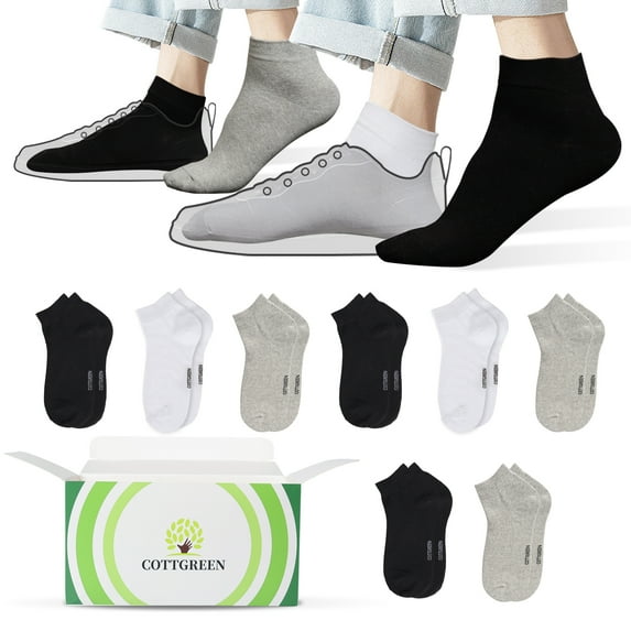 8Pack Ankle Socks Men 3Color