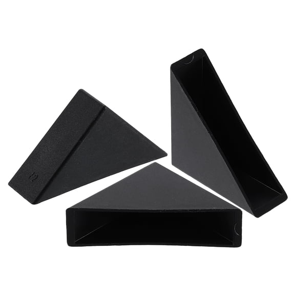 8Pack Corner Protectors 12x50mm Plastic Right Angle Corner Guards Cushion, Black