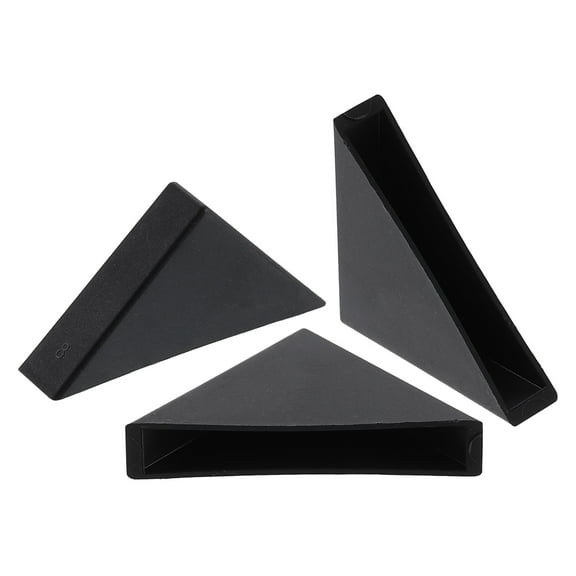 8Pack Corner Protectors 8x50mm Plastic Right Angle Corner Guards Cushion, Black