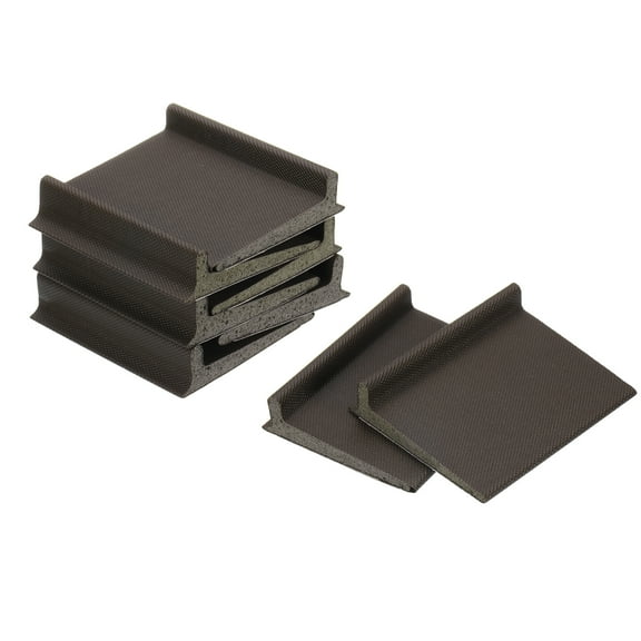 8Pack Door Corner Seals, Self-Adhesive Door Frame Seal (2"x1.8", Brown)