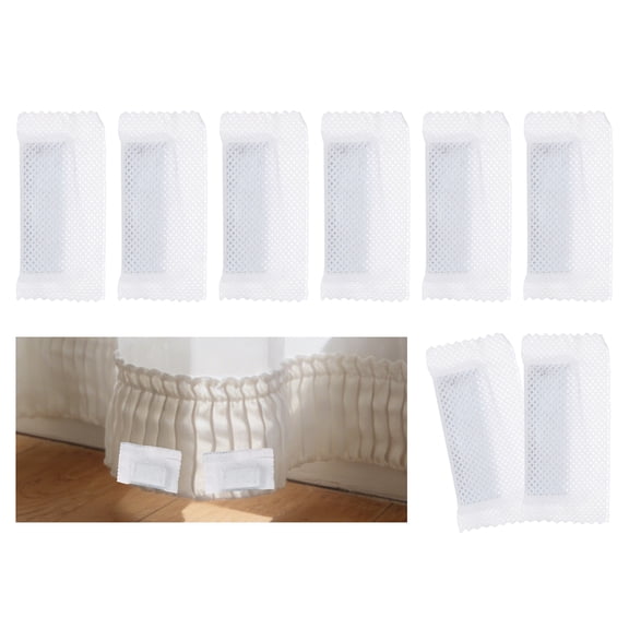 8Pack Drapery Weights for Curtains, Outdoor Covered Window Fabric Drapery Weights Bottom Iron Pendant for Home Office Hotel Straight Stable Curtains Tablecloths (20G Each)