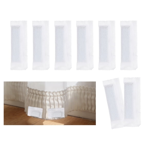 8Pack Drapery Weights for Curtains, Outdoor Covered Window Fabric Drapery Weights Bottom Iron Pendant for Home Office Hotel Straight Stable Curtains Tablecloths (28G Each)