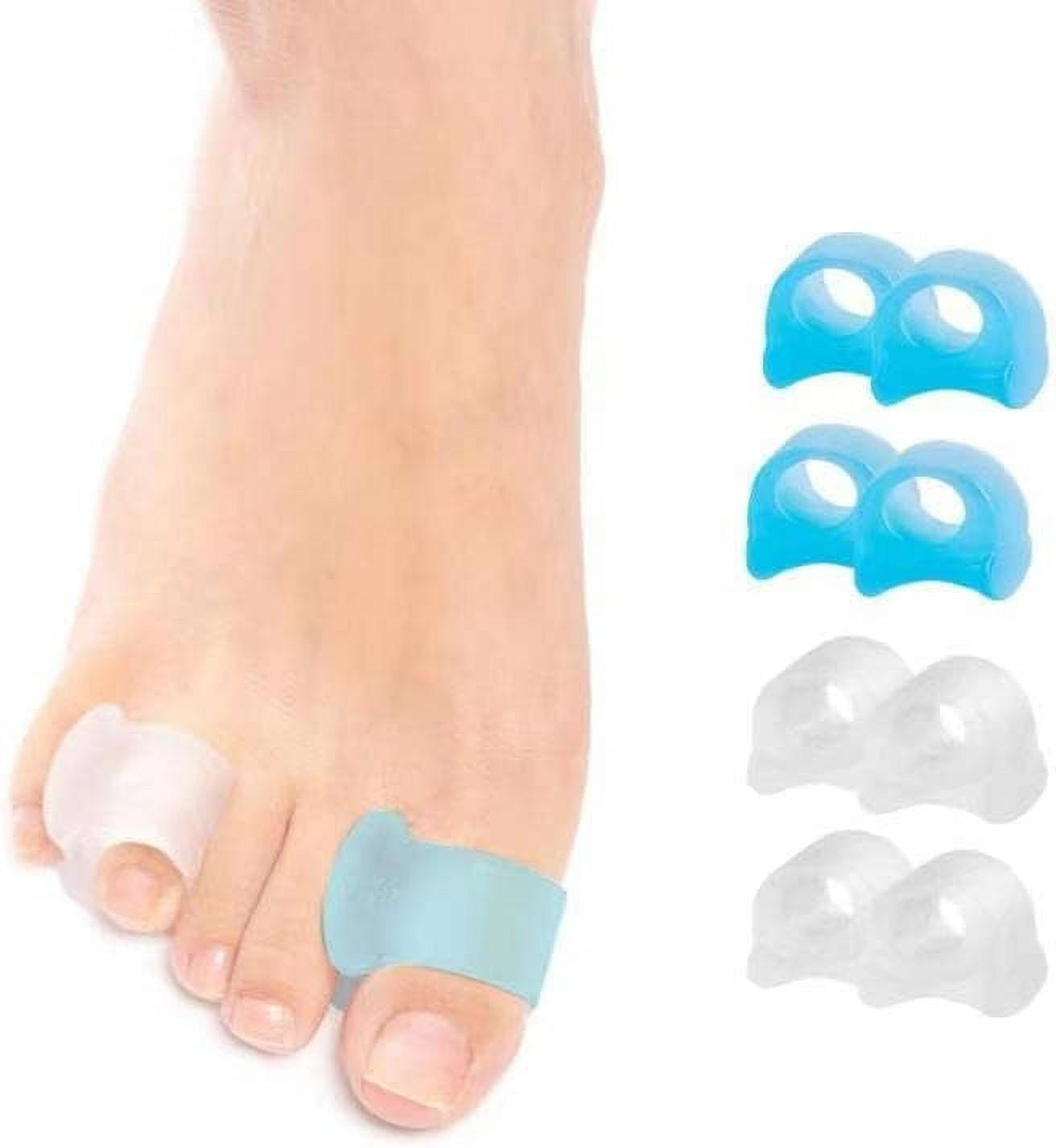8Pack Gel Toe Separators, Big Toe Spacers, Bunion Corrector and Bunion