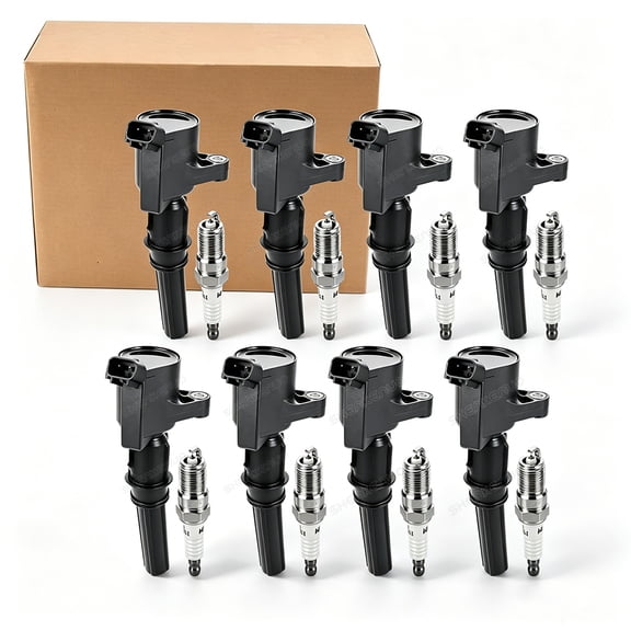 8Pack Ignition Coil+Spark Plug For LincoLn Town Car Grand Marquis 4.6L 1998-2011