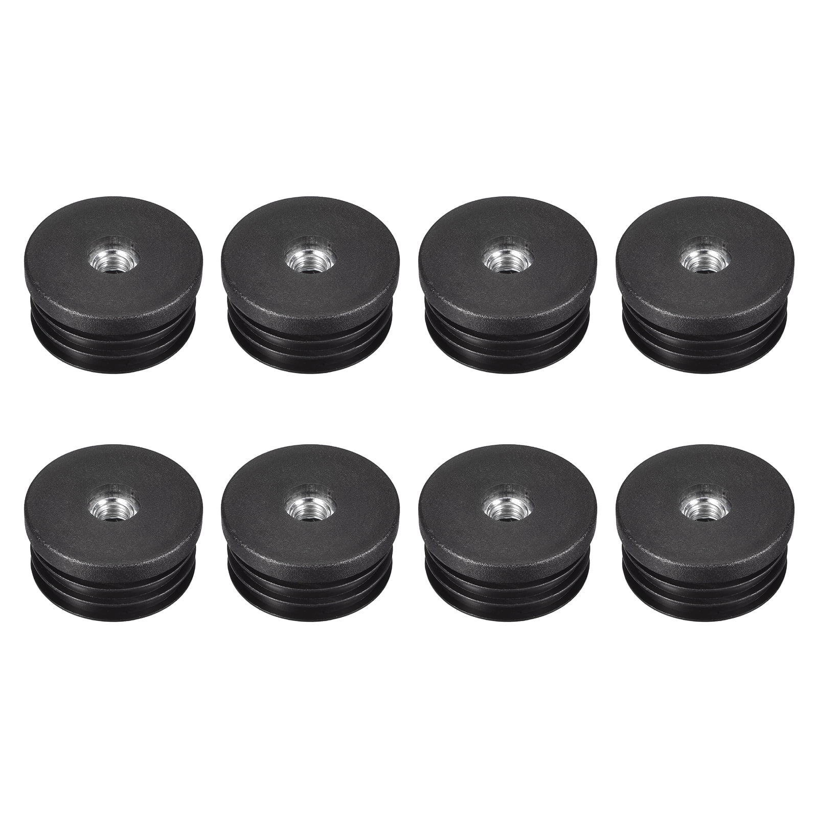 M METERXITY 6-Pack Plastic Inserts For Round Tubes – M8 Thread, 38mm OD, Chair/Table Leg Plugs - View #10