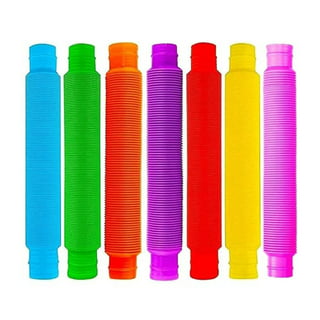 nutty toys 8pk Pop Tubes Sensory Toys (Large) Fine Motor Skills Learning  Toddler Toy for Kids Top ADHD Autism Fidget 2024 Best Valentines Day Gift