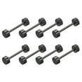 thumbnail image 1 of 8Pack Metal Bag Strap Connect Buckles,25x35mm Purse Screw Fixing Rivets (Metallic Black), 1 of 6